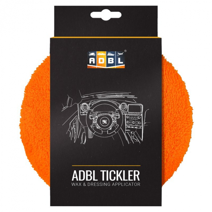 ADBL Tickler Microfaserauftragspad orange/weiß 16 cm