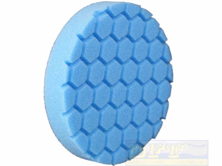 Chemical Hex Logic Polierpads/ Maschinenpads, 5,5 Zoll 140 mm Blue Soft Polishing/Finishing Pads in blau