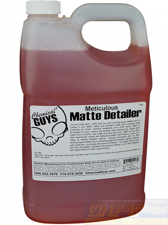 Chemical Guys Meticulous Matte Detailer-Mattlackpflege 3,785L Gallone,