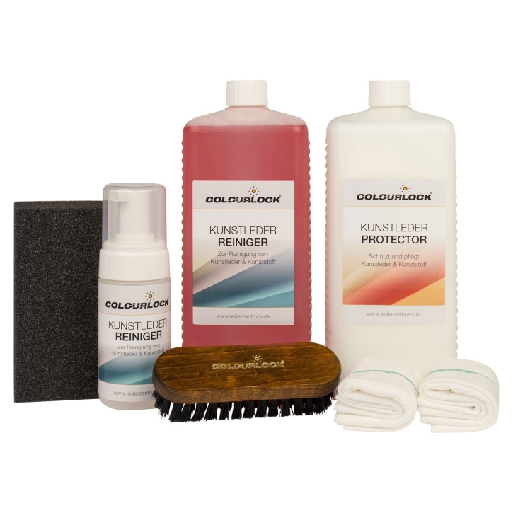 Colourlock Kunststoff & Kunstleder Reinigungs-& Pflegeset 1Liter Set