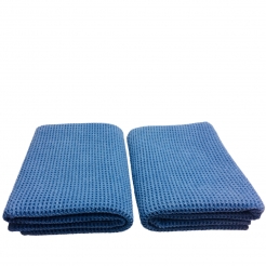 DFT, das gewaffelteTrockentuch Doppelpack,navy blue 2x 55 x 80 cm