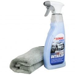 Sonax Brilliant Shine Detailer inkl. DFT Microfasertuch grau