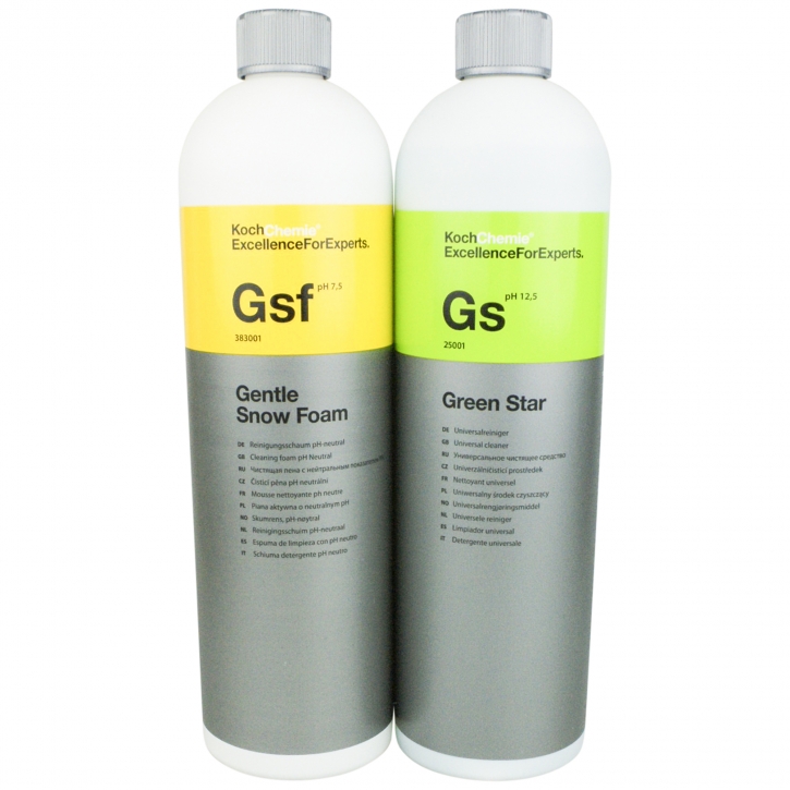 Koch Chemie Gentle Snow Foam+ Koch Chemie Green Star jeweils 1 Liter