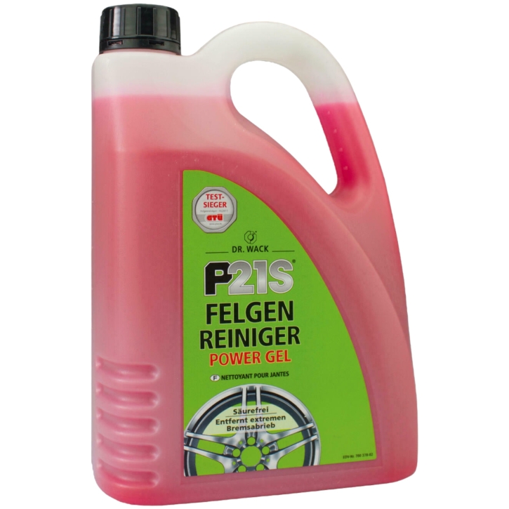 P21S Felgenreiniger POWER Gel 750 ml by Dr-Wack 2 Liter Kanister