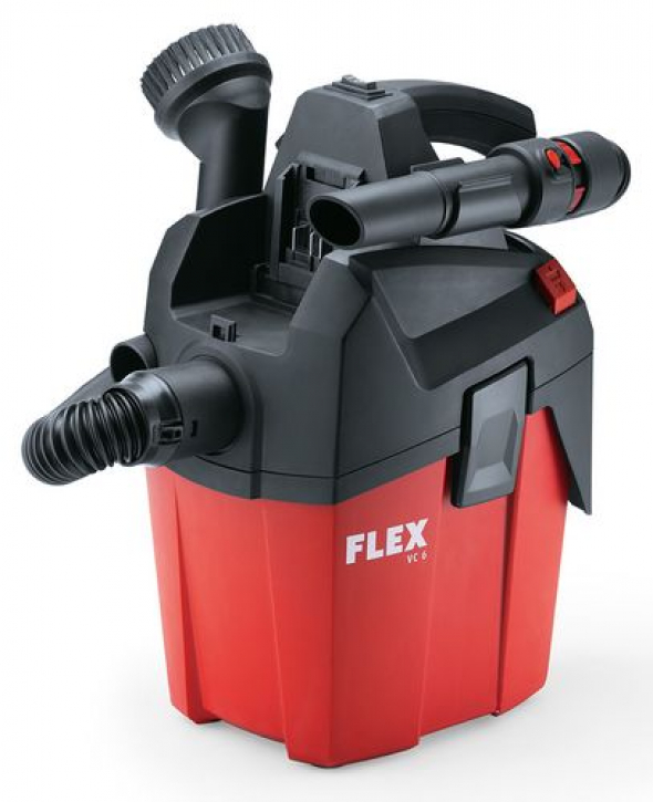 FLEX Akku Sauger mit manueller Filterabreinigung VC 6 L MC 18.0