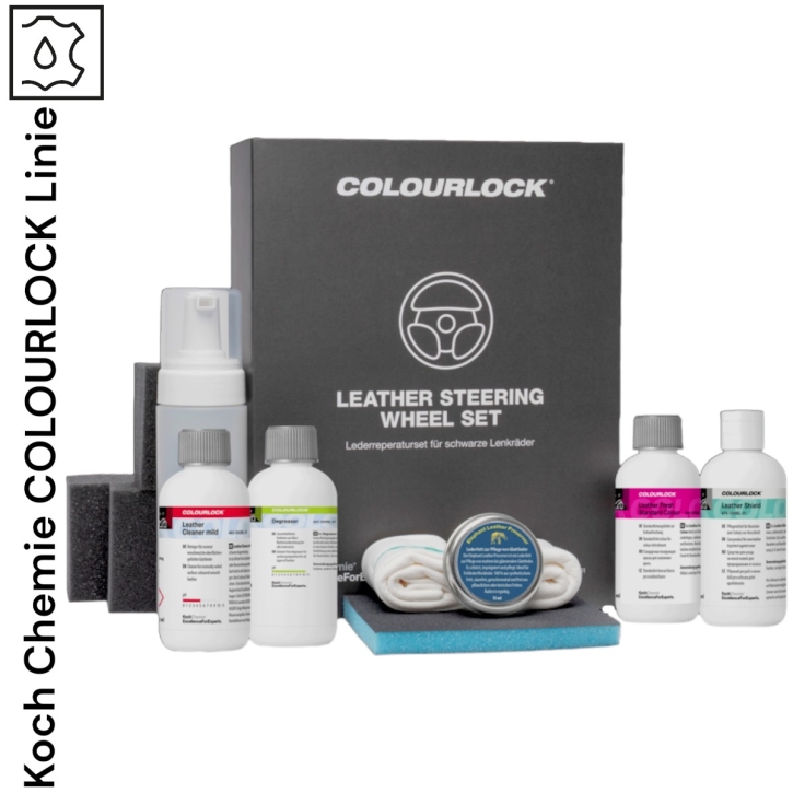 Colourlock Lederreparatur Set Lenkrad schwarz