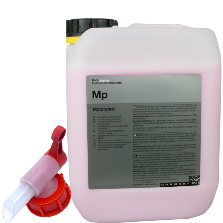 Koch Chemie MP Motorplast Motorkonservierer 5 Liter inkl. Auslaufhahn