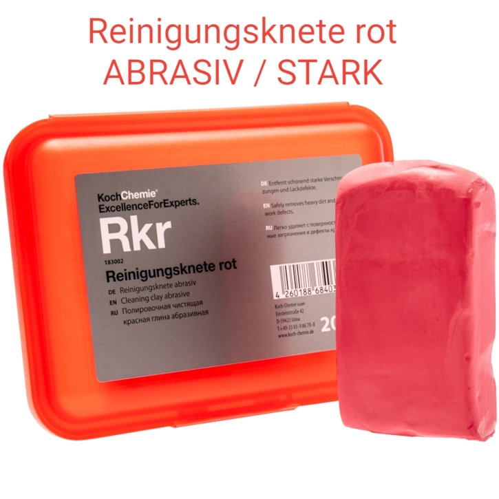 Koch Chemie Rkr Reinigungsknete rot Abrasiv / Stark 200g