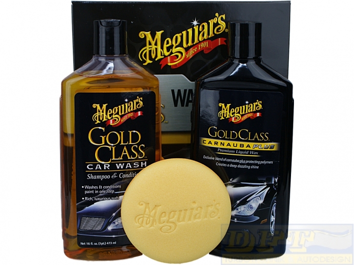 Meguiar´s Gold Class Wash Wax Car Care Kit,