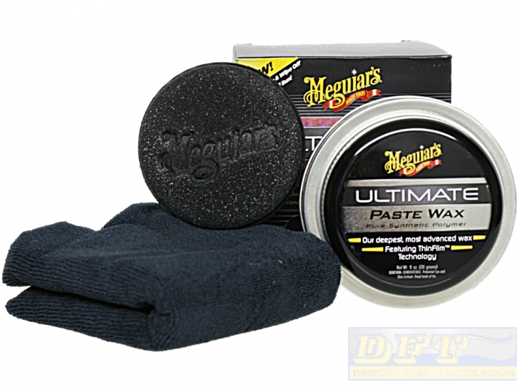 Meguiar`s  Ultimate paste Wax 311 g. Pad und Tuch,