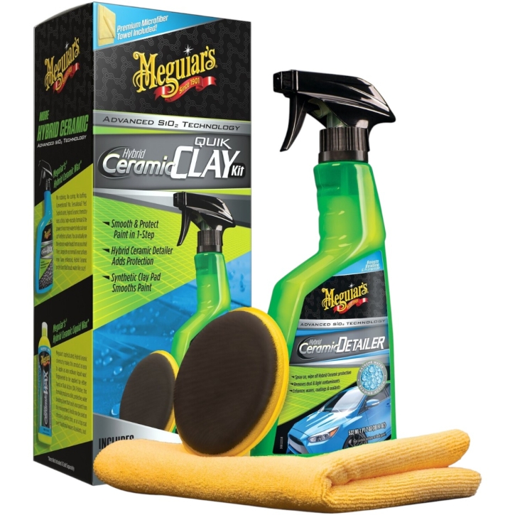 Meguiar`s Hybrid Ceramic Quik Clay Kit Detailing Set