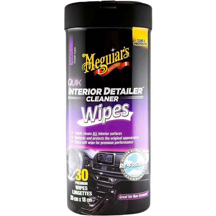 Meguiar`s Quik Interior Detailer Cleaner Wipes