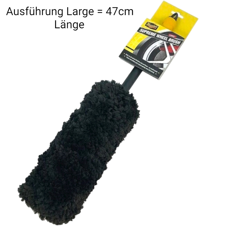 Meguiars Supreme Wheel Brush Large Felgenbürste 47cm lang