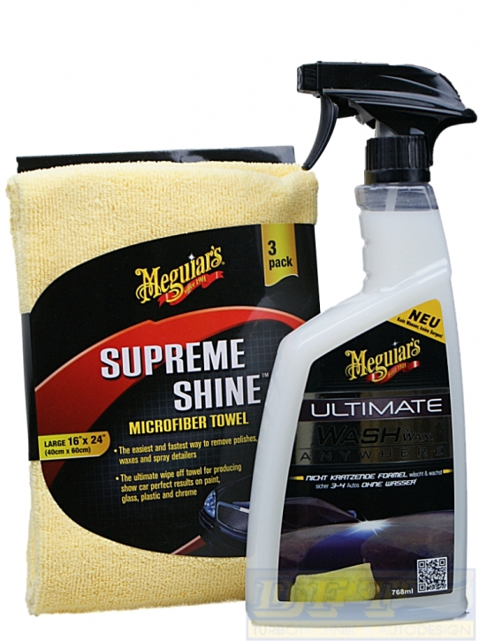 Meguiar´s Ultimate Wash & Wax Anywhere /Kein Wasser keine Sorgen Set