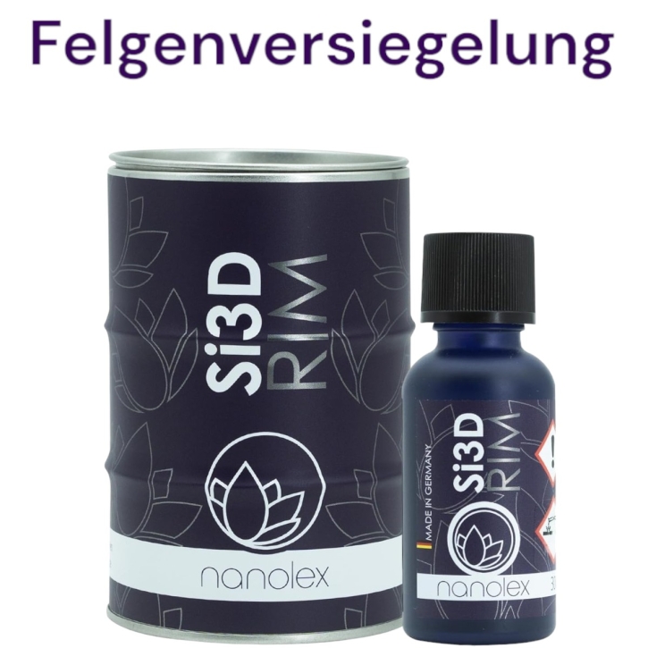 Nanolex Si3D RIM Bundle Felgenversiegeungs Set 30 ml