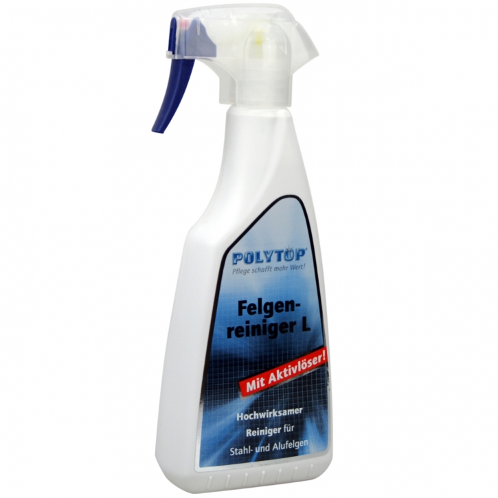 POLYTOP Felgenreiniger L mit Aktivlöser 500 ml für Alu & Stahlräder,