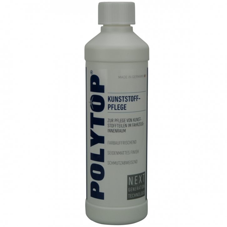 POLYTOP Kunststoffpflege für den Innenbereich Seidenmatter Glanz 500ml,