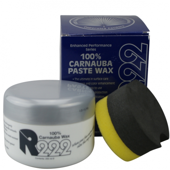 R222 100% Carnauba Paste Wax/Hartwachs 200ml