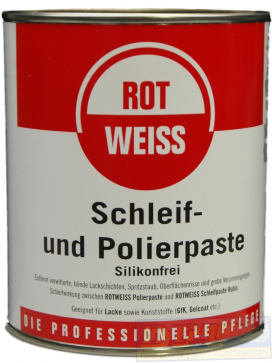 ROTWEISS  Schleif und Polierpaste 750 ml,