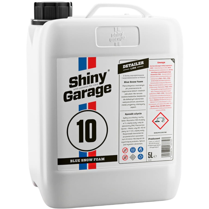 Shiny Garage Blue Snow Foam  Autoshampoo 5 Liter