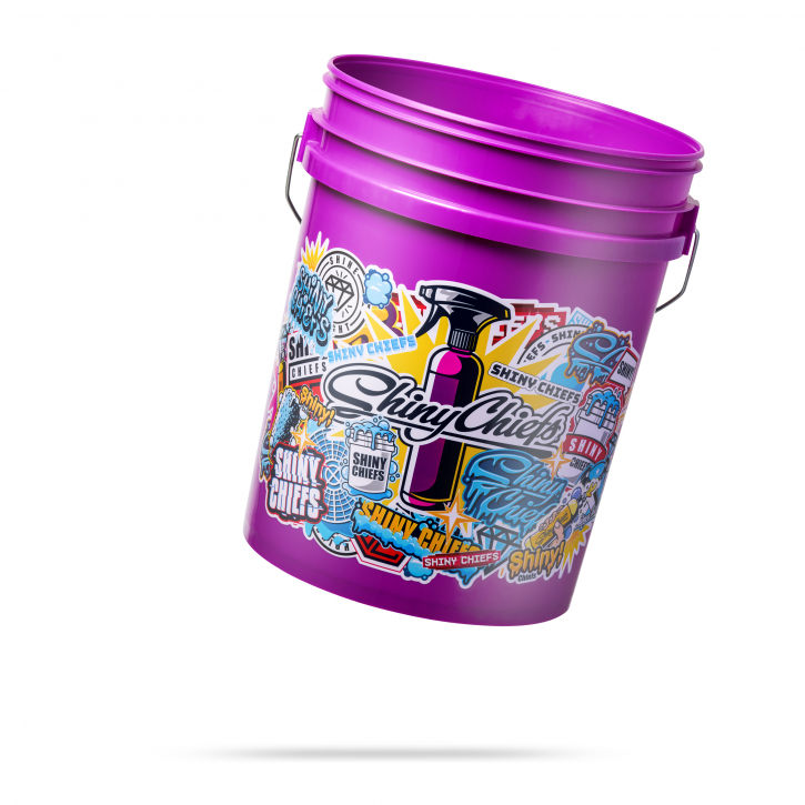 Shiny Chiefs Wascheimer Bucket 5 Gallonen Stickerbomb