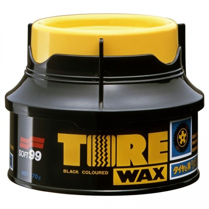 Soft99 Tire Wax Reifenwax inkl Auftragsschwamm 170g
