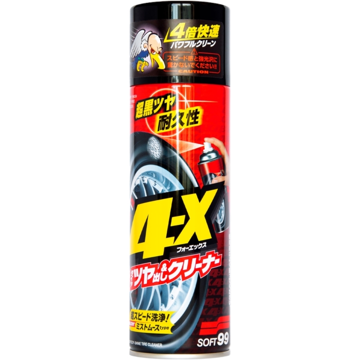 Soft99 4-X Tire Cleaner Reifendressing Reifenpfleger 470 ml