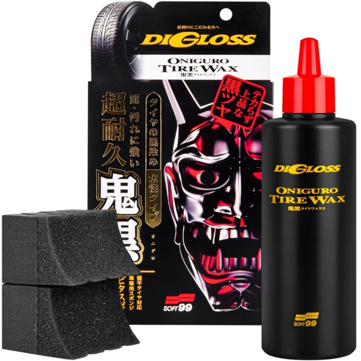 Soft99 DiGloss Oniguro Tire Wax 200 ml inkl Applicatoren
