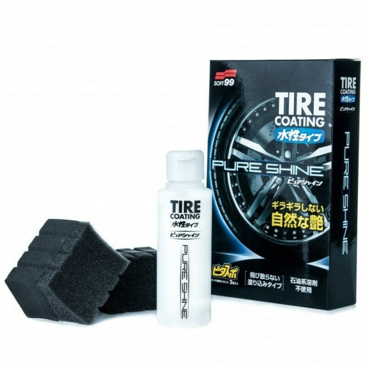 Soft99 Pure Shine Tire Coating Reifenglanz inkl 2 Applicator