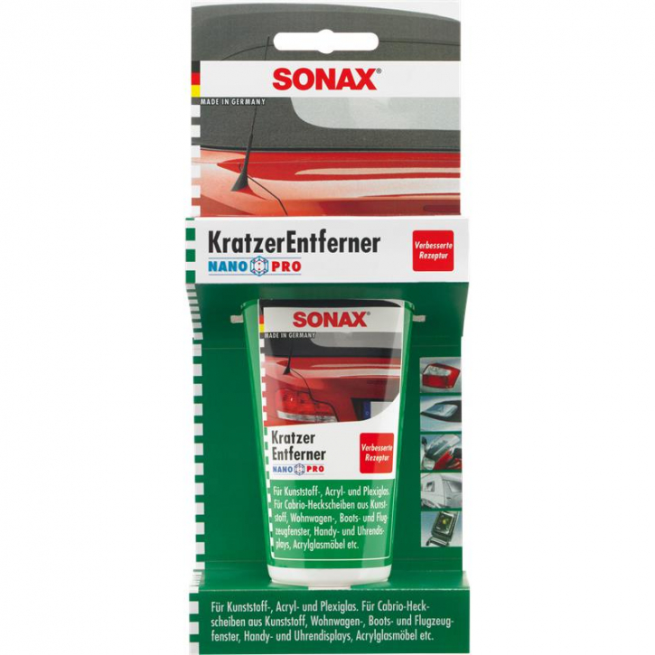 Sonax Kratzerentferner NanoPRO für Kunststoff-, Acryl- und Plexiglas 75 ml