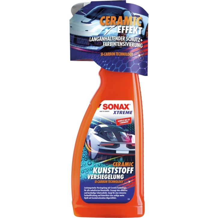 SONAX XTREME Kunststoffversiegelung mit der Si Carbon Technologie 750 ml