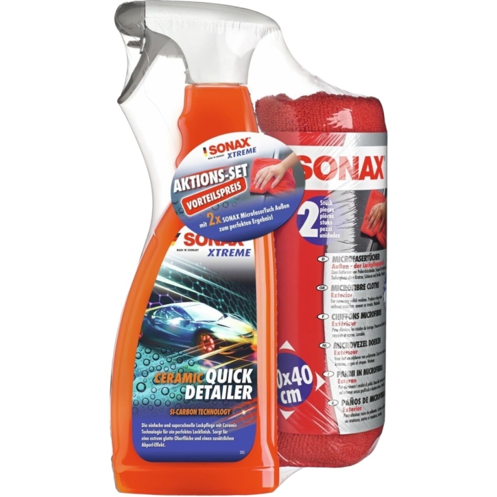 SONAX XTREME Ceramic Quick Detailer 750 ml inkl. 2 Tücher