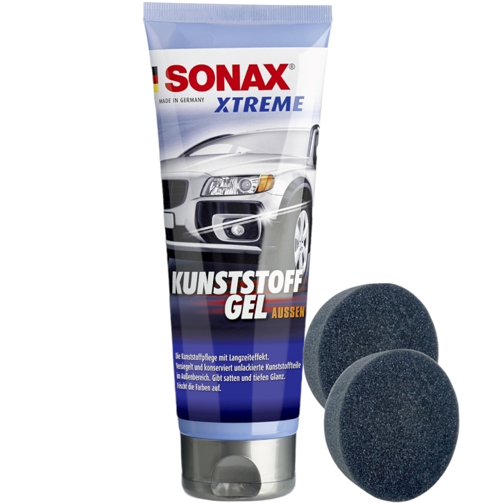 Sonax Xtreme Kunststoff Gel Nano Pro 250ml + DFT Applicator