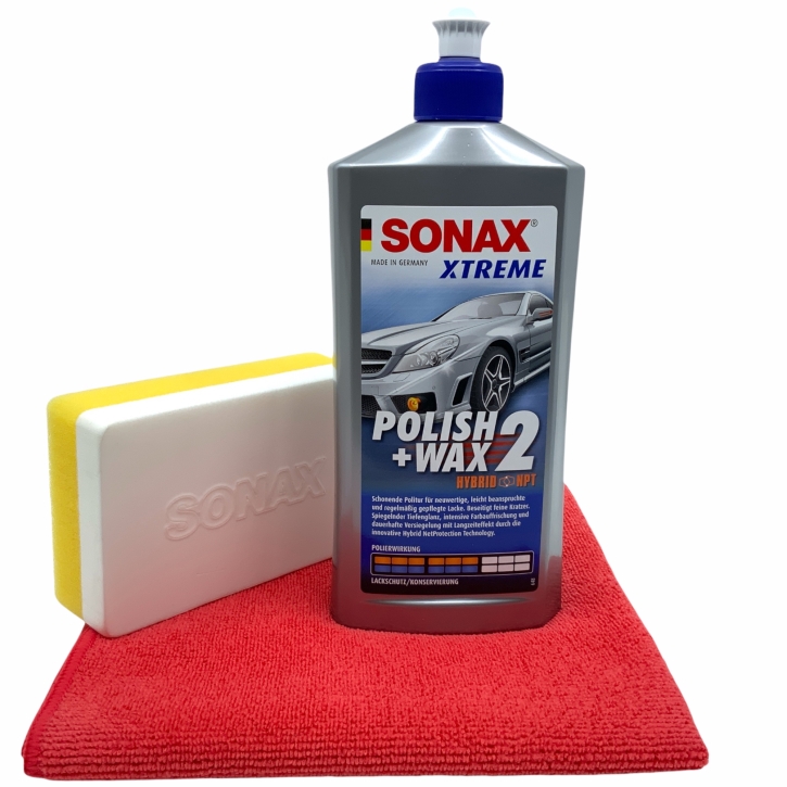 Sonax Xtreme Polish + Wax 2 Hybrid NPT 500 ml Set
