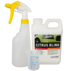 ValetPro Citrus Bling 1 Liter im Set mit Sprühflasche & Messbecher