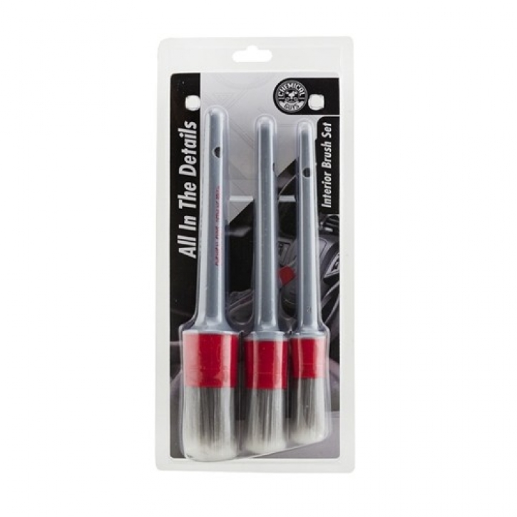 Chemical Guys Interior Detailing Brushes 3er pack Pinsel