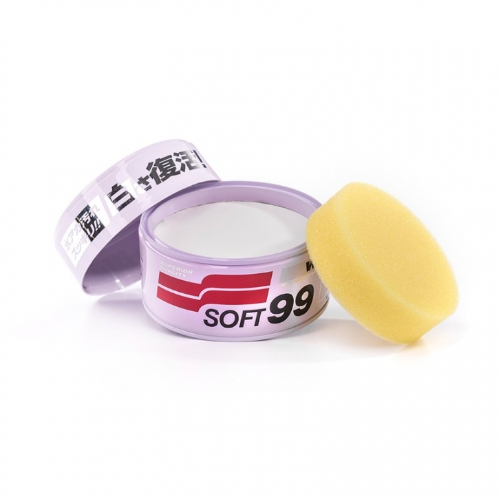 Soft99 White Wax, Hartwax für weiße und helle Lacke 350g