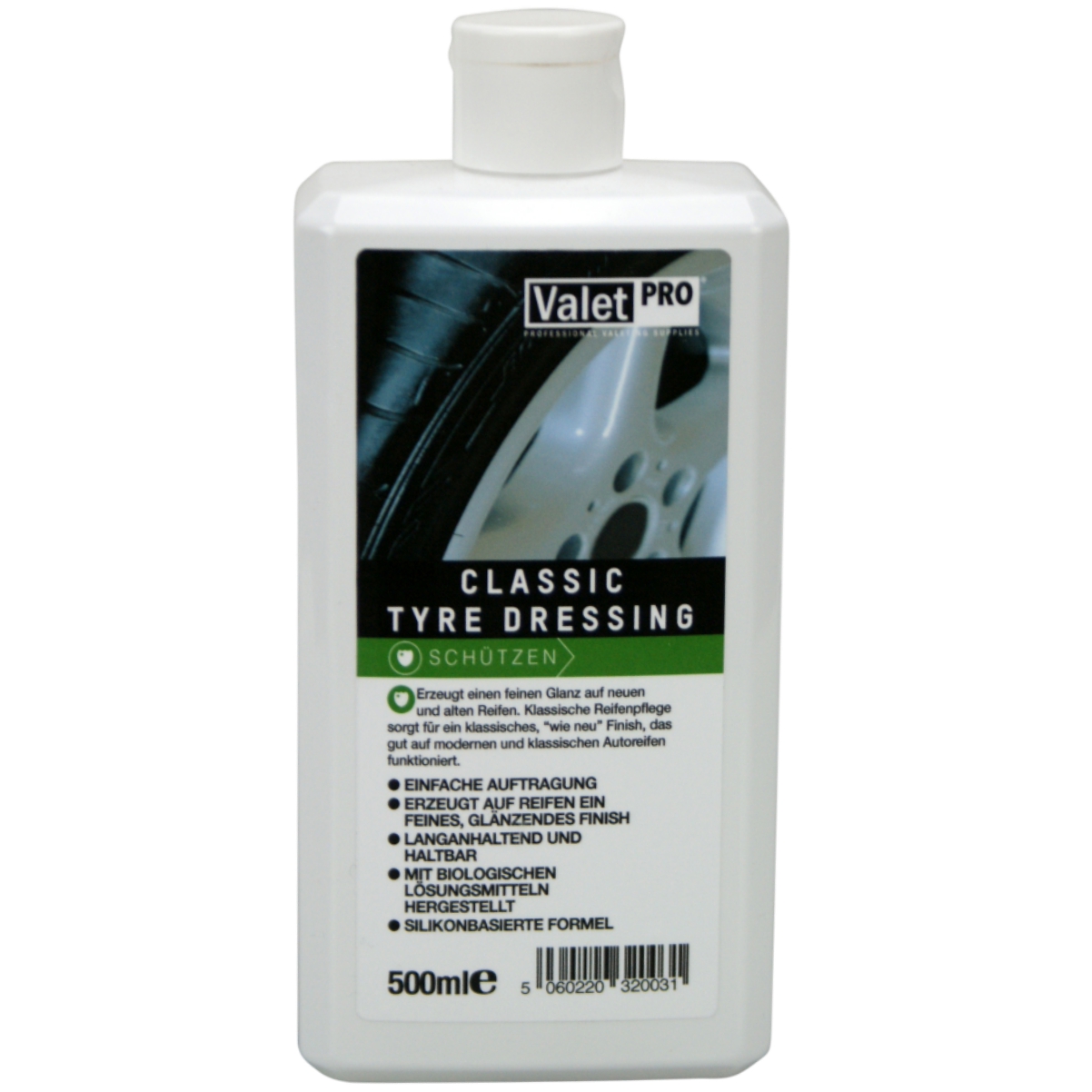 ValetPRO Classic Tyre Dressing 500ml - Restore Shine & Protect Car Tires