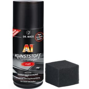 Dr. Wack - A1 Kunststoff-Tiefenpfleger matt, 250 ml inkl. Puck & Microfasertuch