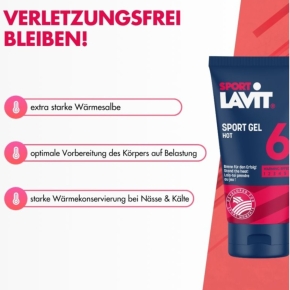 Schweizer Effax Sport LAVIT Sport Gel Hot 75 ml Tube