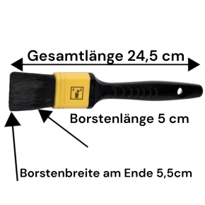 Koch Chemie KCx Interior Brush MEDIUM gelb