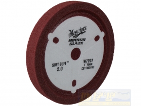 Meguiar`s Soft Buff 2.0 Cutting Pad W7207 Polierschwamm  mit Cutting Power,