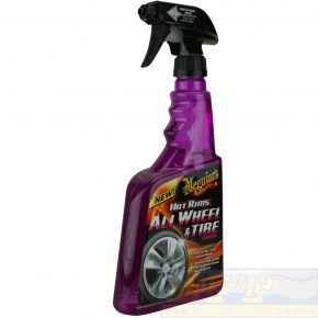 Meguiar`s Hot Rims All Wheel Tire Cleaner Felgenreiniger 710 ml,