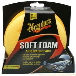 Meguiar`s Soft Foam Applicator Pads Allrounder 2er Pack