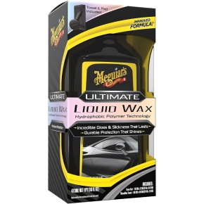Meguiar`s  Ultimate Liquid Wax 473 inkl. Pad und Tuch,