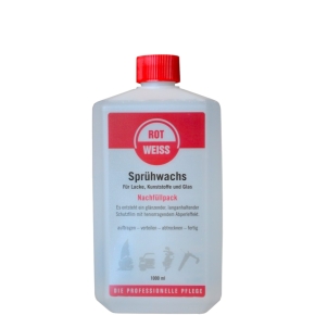 ROTWEISS Sprühwachs 1 Liter + Sprühflasche 600 ml Rotweiss