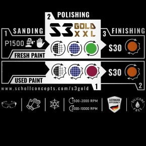 Scholl Concepts S3 GOLD XXL Extra-Heavy-Cut 1 Kg