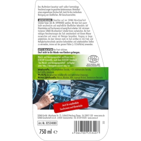 SONAX CleanStar Ecocert Innenraumreiniger 750 ml