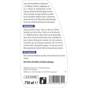 SONAX XTREME Kunststoffversiegelung mit der Si Carbon Technologie 750 ml + 2x Pads