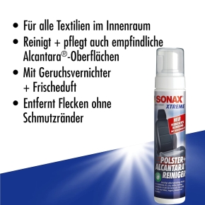 Sonax Xtreme Polster- & Alcantara Reiniger 250 ml Pumpflasche